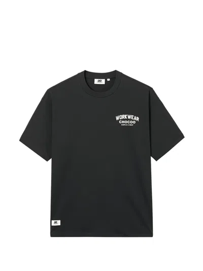 Chocoolate Logo-print T-shirt In Black