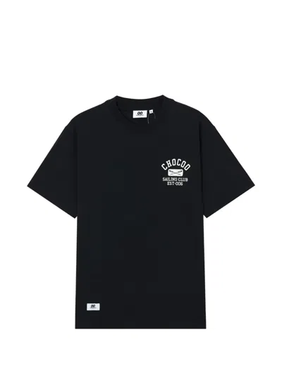 Chocoolate Logo-print T-shirt In Black