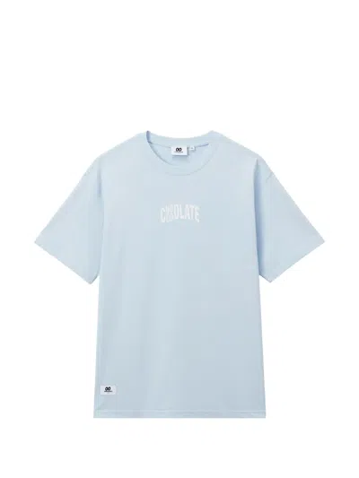 Chocoolate Logo-print T-shirt In Blue