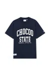 Chocoolate Logo-print T-shirt In Blue