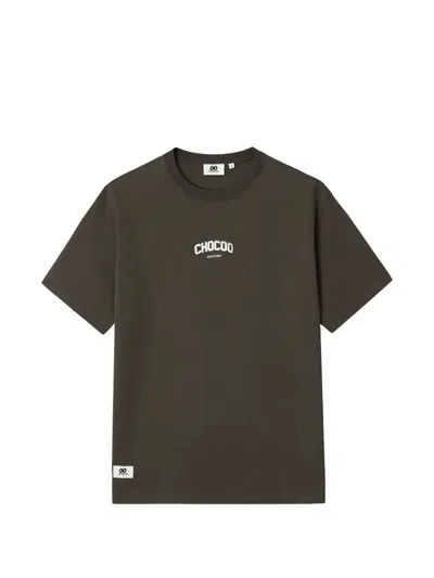 Chocoolate Logo-print T-shirt In Brown