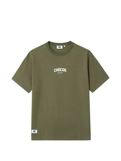 Chocoolate Logo-print T-shirt In Green
