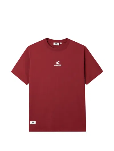 Chocoolate Logo-print T-shirt In Red