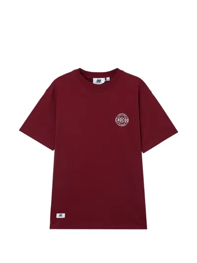 Chocoolate Logo-print T-shirt In Red