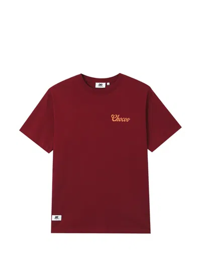 Chocoolate Logo-print T-shirt In Red