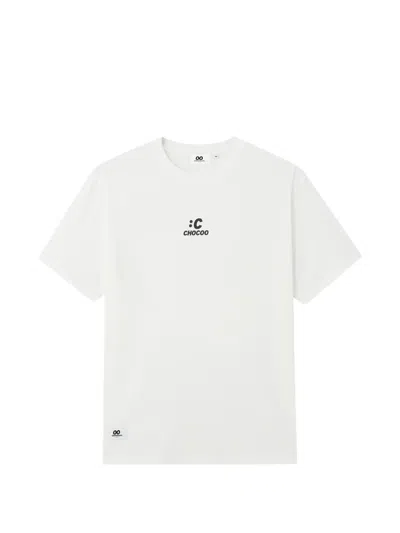 Chocoolate Logo-print T-shirt In White