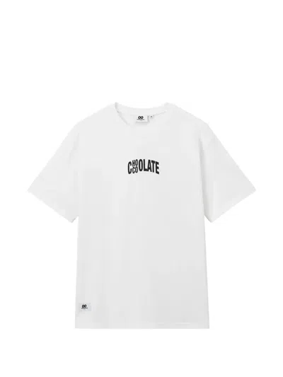 Chocoolate Logo-print T-shirt In White
