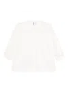 Chocoolate Long-sleeved Shirt In White