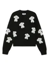 Chocoolate Long-sleeves Sweater In Black