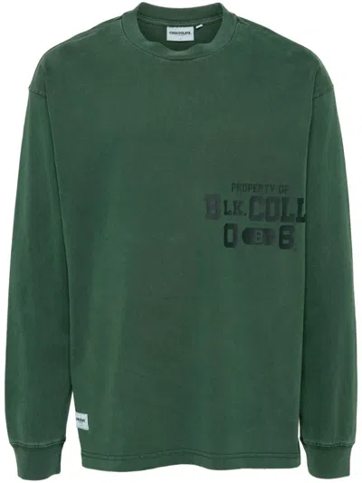 Chocoolate Long Sleeves T-shirt In Green
