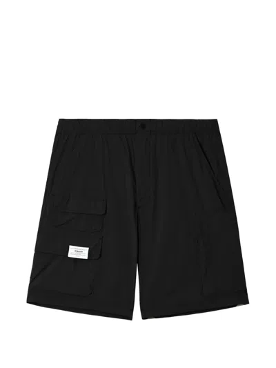 Chocoolate Multi-pocket Cargo Shorts In Black