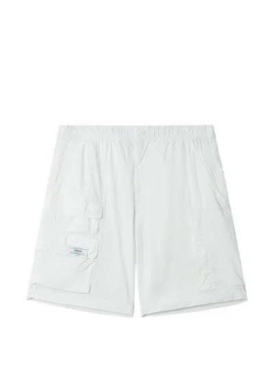 Chocoolate Multi-pocket Cargo Shorts In White