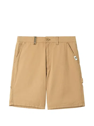 Chocoolate Panelled Carpenter Shorts In Brown
