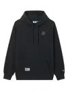 Chocoolate Patch-detail Hoodie In Black
