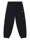 Chocoolate Patch-detail Track Pants In Black