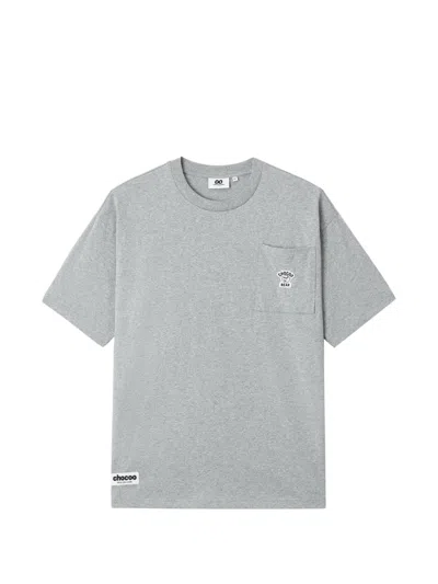 Chocoolate Patch-pocket T-shirt In Gray