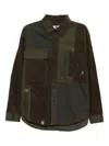 Chocoolate Patchwork Shirt In Green