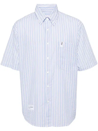 Chocoolate Pinstripe Poplin Shirt In White