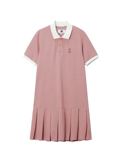 Chocoolate Kleid Mit Faltendetails In Pink