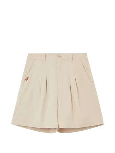 Chocoolate Shorts Mit Falten In Neutral
