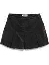 Chocoolate Pleated Skirt In Grey