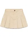 Chocoolate Pleated Skirt In Neutrals