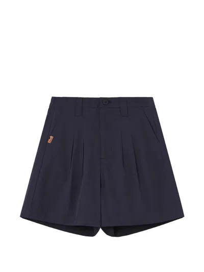 Chocoolate Shorts Mit Falten In Blue