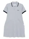Chocoolate Polo Dress In Gray