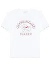Chocoolate Poodle Graphic T-shirt In White