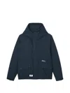 Chocoolate Press-stud Hooded Jacket In Blue