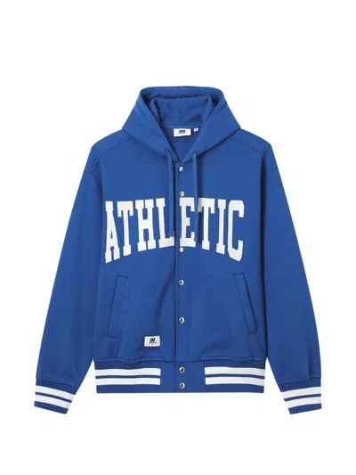 Chocoolate Press-stud Hoodie In Blue