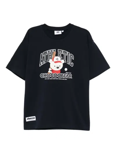 Chocoolate Printed T-shirt In Black