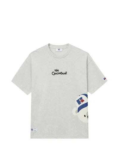 Chocoolate Printed T-shirt In Gray