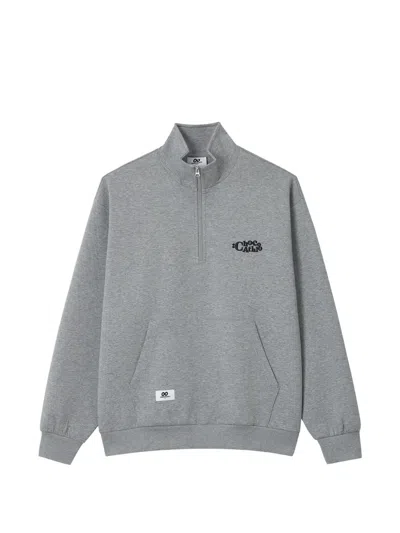 Chocoolate Quarter-zip Sweatshirt In Gray