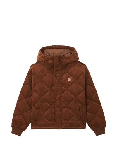 Chocoolate Quilted Corduroy Jacket In Brown