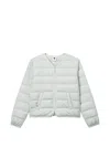 Chocoolate Quilted Heart-patch Jacket In White