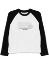 Chocoolate Raglan Long-sleeved T-shirt In Black