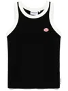 Chocoolate Ribbed Tank Top In Black