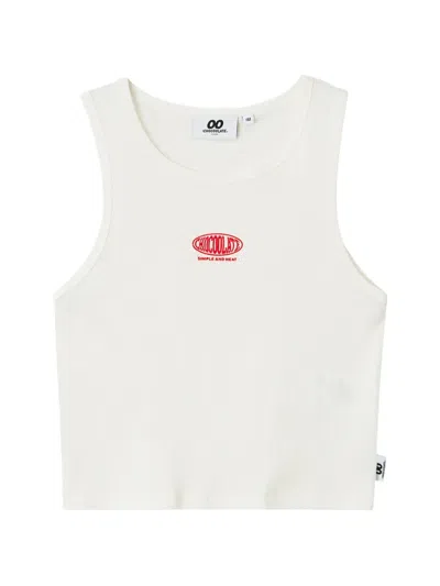 Chocoolate Ribbed Tank Top In Neutral