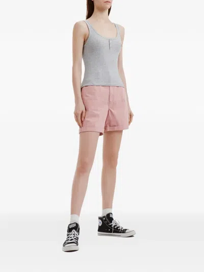 Chocoolate Rolled Hem Shorts In Pink