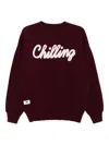 Chocoolate Round Neck Jumper In Red