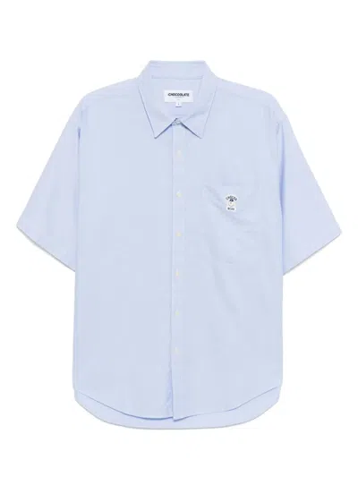 Chocoolate Short-sleeved Shirt In Blue