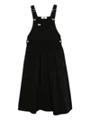 Chocoolate Sleeveless Dress In Black