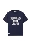 Chocoolate Slogan-print T-shirt In Blue