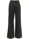 Chocoolate Mid-rise Wide-leg Jeans In Grey