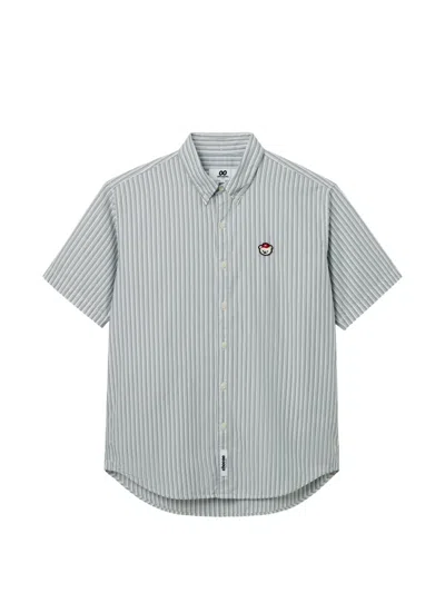 Chocoolate Gestreiftes Hemd In Gray