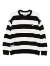 Chocoolate Striped Jumper In Black