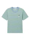 Chocoolate Striped Logo T-shirt In Blue