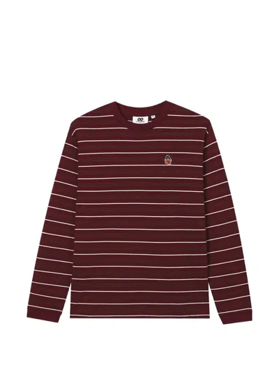 Chocoolate Striped Long-sleeve T-shirt In Brown