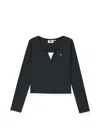 Chocoolate Striped Long-sleeve T-shirt In Multi
